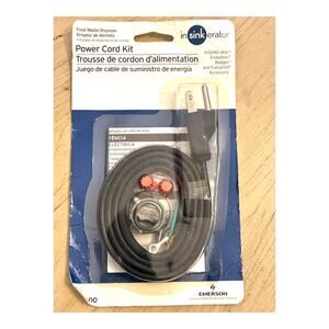 InSinkErator Garbage Disposal Power Cord Kit, CRD-00 Black Plumbing Kitchen Sink
